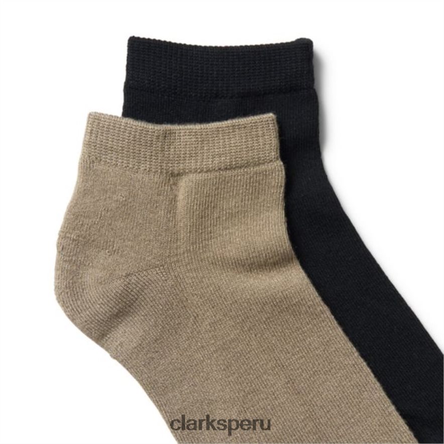 negro/tostado clarks bambú no show negro/tostado accesorios Clarks 40N4LX6747 negro/bronceado