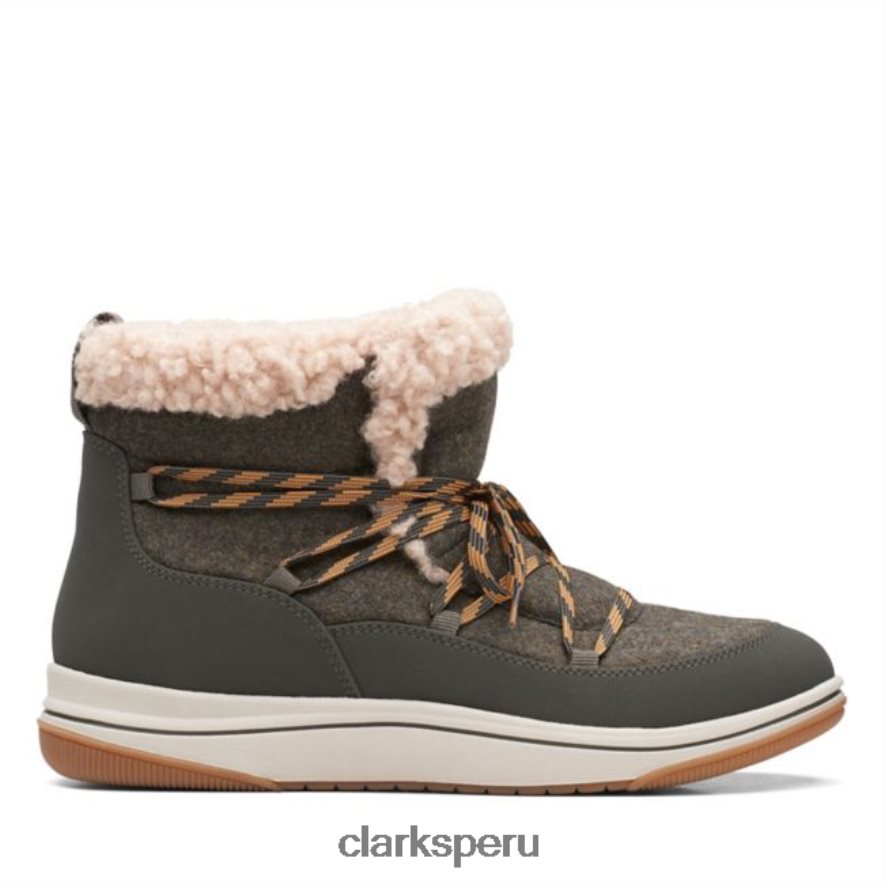 Combi oliva oscuro Clarks Breeze Glacier Combi oliva oscuro unisexo Clarks 40N4LX6280 combinación oliva oscuro