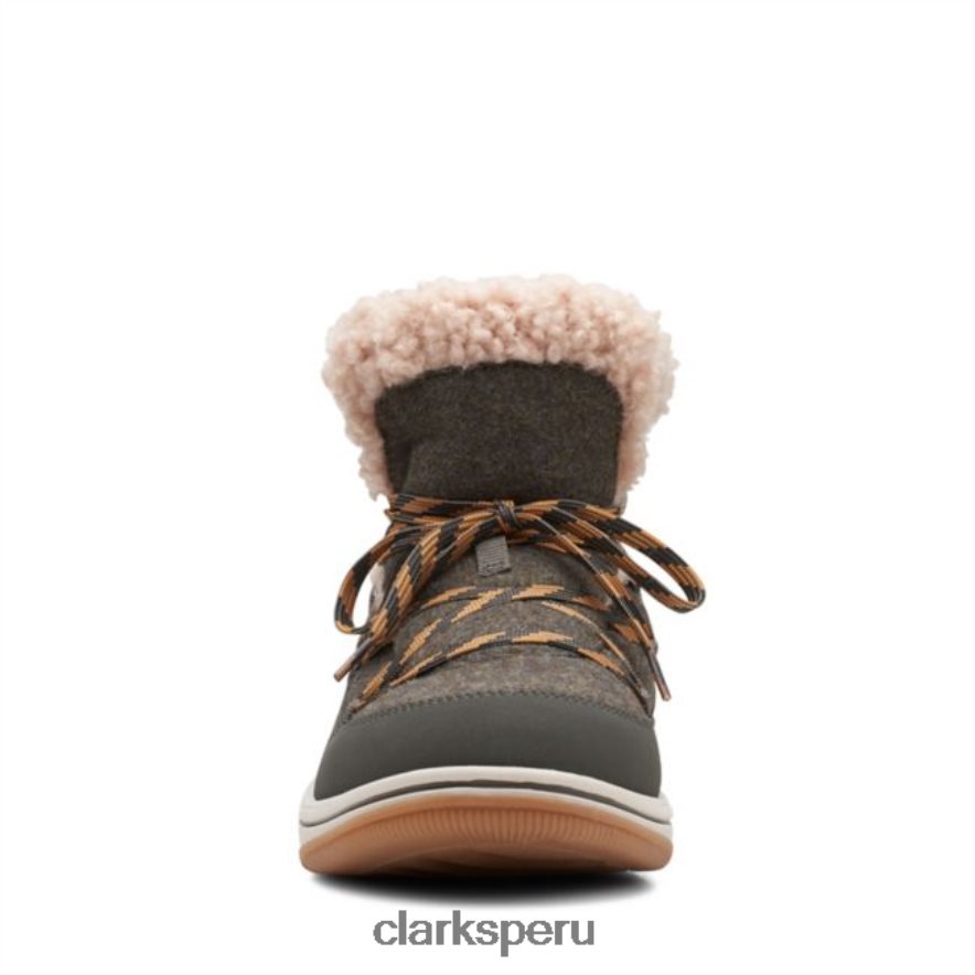 Combi oliva oscuro Clarks Breeze Glacier Combi oliva oscuro unisexo Clarks 40N4LX6280 combinación oliva oscuro