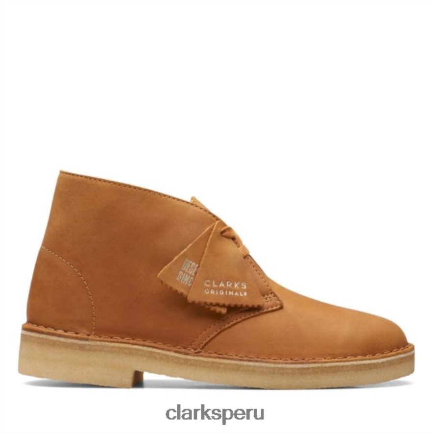 bota desierto cuero tostado clarks cuero tostado unisexo Clarks 40N4LX6047 cuero marrón