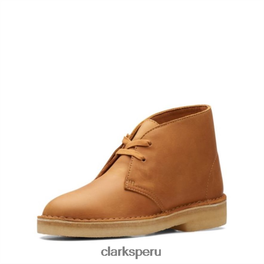 bota desierto cuero tostado clarks cuero tostado unisexo Clarks 40N4LX6047 cuero marrón