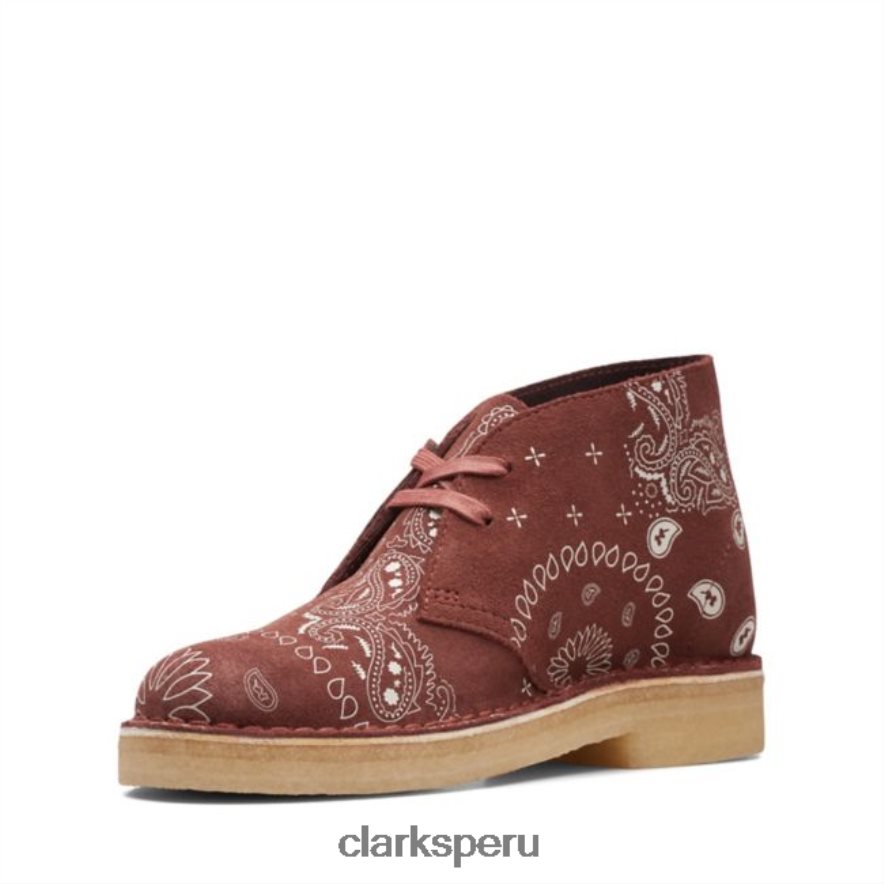 bota desierto ladrillo paisley clarks ladrillo paisley unisexo Clarks 40N4LX6039 paisley de ladrillo