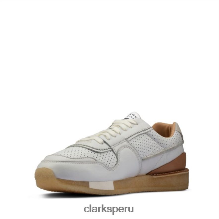 clarks cuero blanco tor run cuero blanco unisexo Clarks 40N4LX6433 cuero blanco