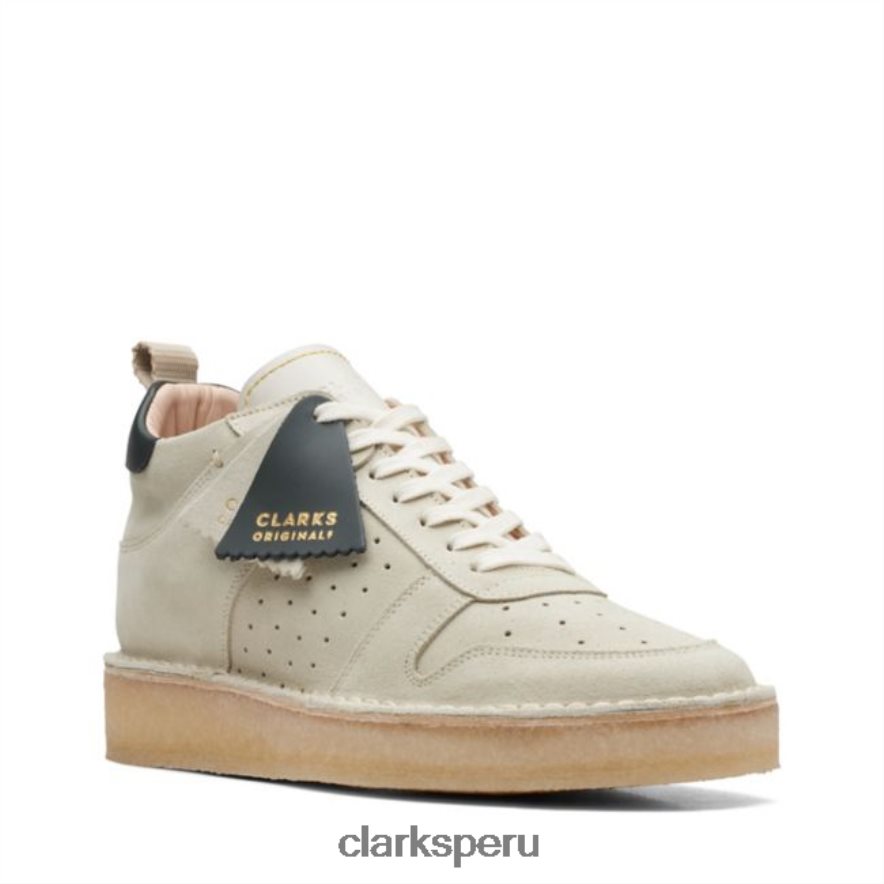 clarks desert run off ante blanco ante blanco roto unisexo Clarks 40N4LX5170 gamuza blanca