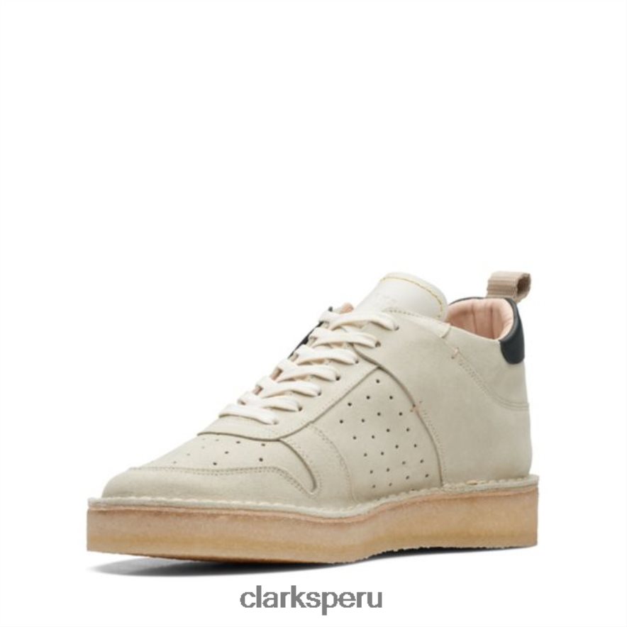 clarks desert run off ante blanco ante blanco roto unisexo Clarks 40N4LX5170 gamuza blanca