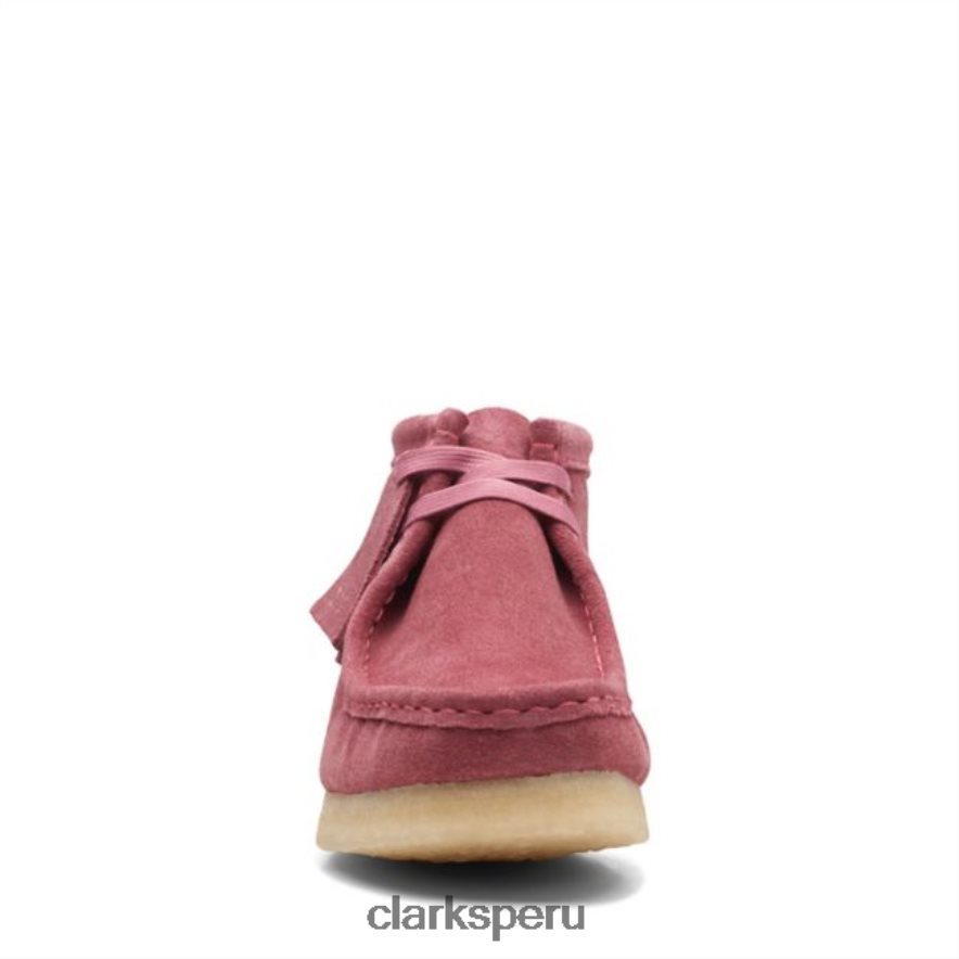 bota clarks wallabee rosa gamuza rosa gamuza rosa rosa unisexo Clarks 40N4LX5354 gamuza rosa rosa