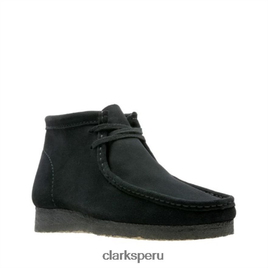 bota wallabee ante negro ante negro clarks unisexo Clarks 40N4LX5678 ante negro