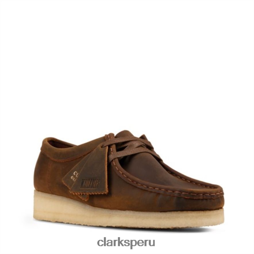 cera de abejas wallabee cera de abejas clarks unisexo Clarks 40N4LX6189 cera de abejas