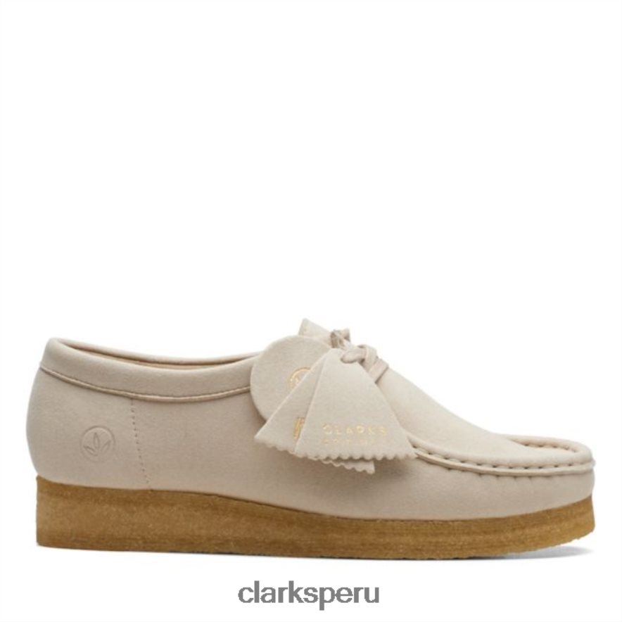 clarks blanco roto wallabee sintético blanco roto sintético unisexo Clarks 40N4LX5177 sintético blanquecino