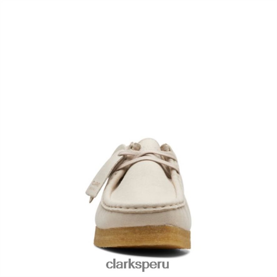 clarks blanco roto wallabee sintético blanco roto sintético unisexo Clarks 40N4LX5177 sintético blanquecino
