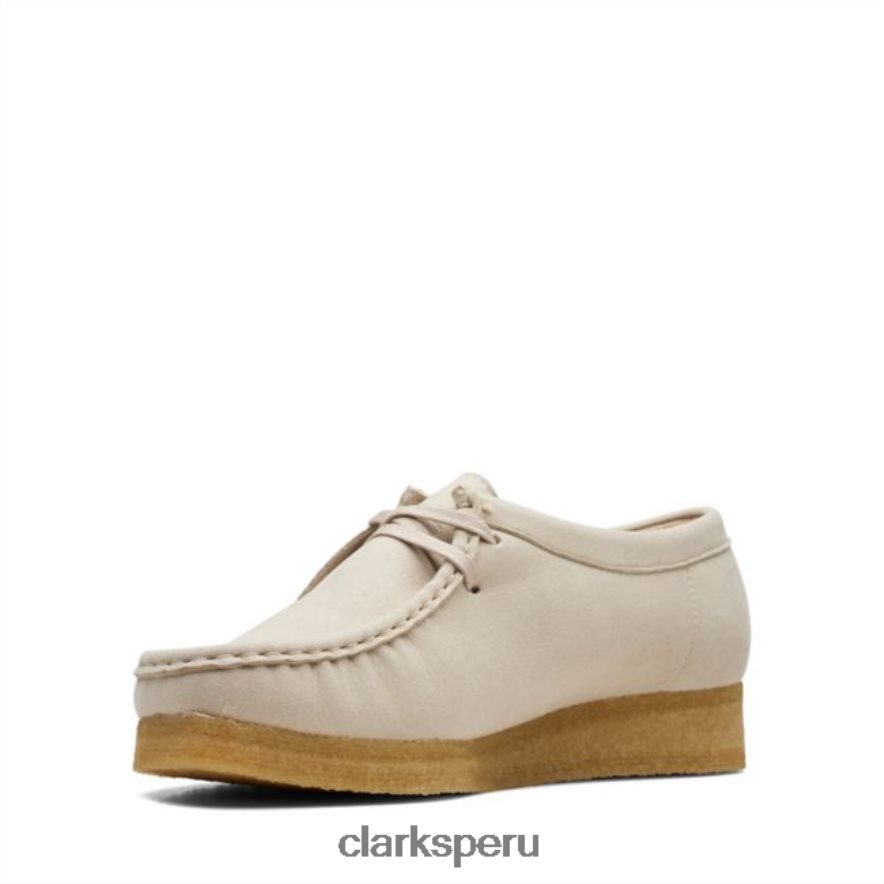 clarks blanco roto wallabee sintético blanco roto sintético unisexo Clarks 40N4LX5177 sintético blanquecino