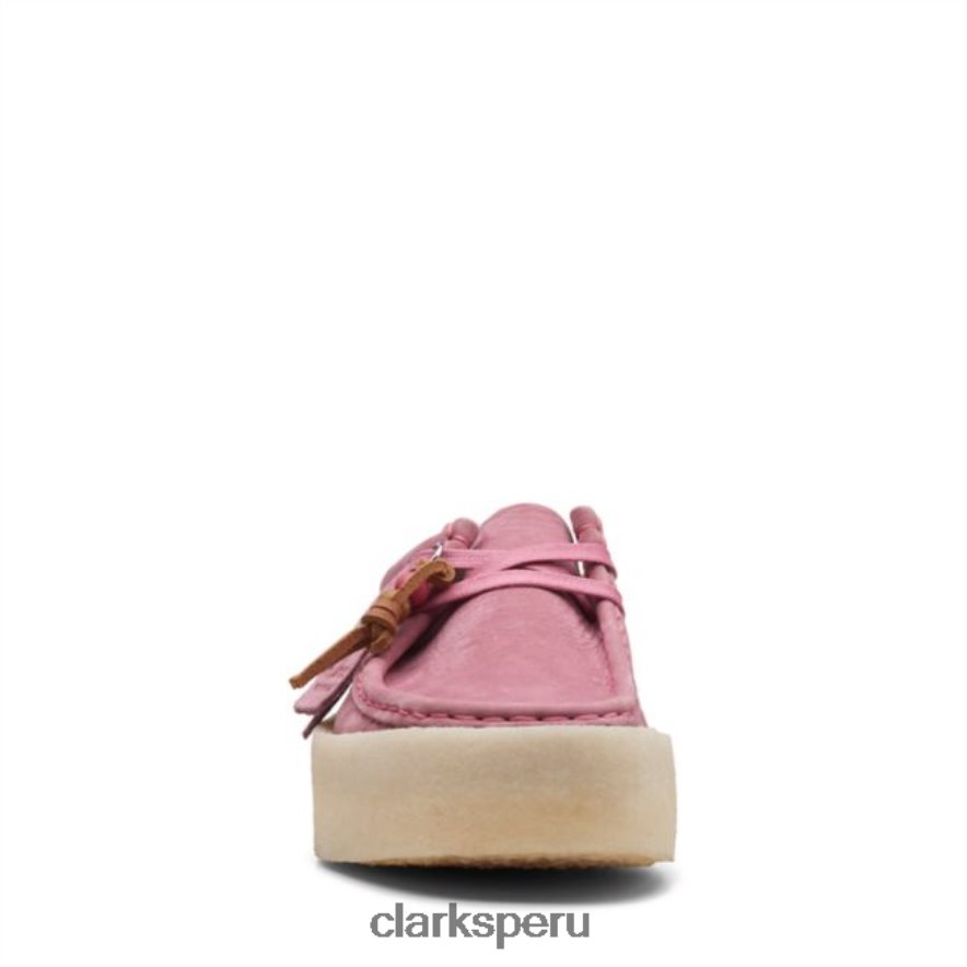 nubuck rosa clarks wallabee cup nubuck rosa unisexo Clarks 40N4LX6072 nubuck rosa