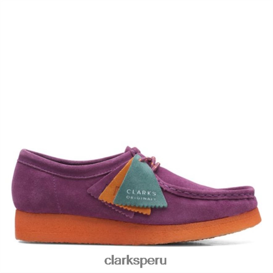 sde combi morado wallabee sde combi morado clarks unisexo Clarks 40N4LX6060 combi sde morado