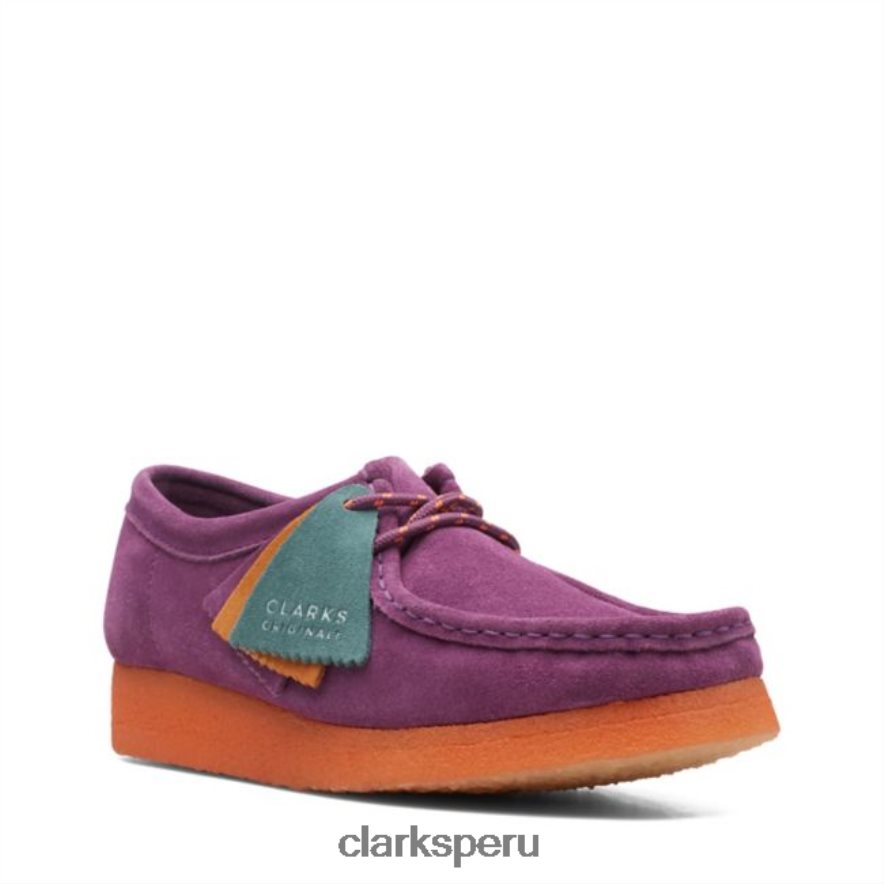 sde combi morado wallabee sde combi morado clarks unisexo Clarks 40N4LX6060 combi sde morado