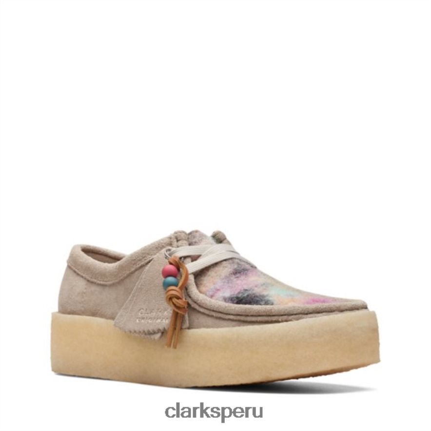 taza wallabee gris combinación clarks unisexo Clarks 40N4LX5996 combinación gris