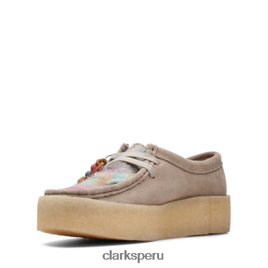 taza wallabee gris combinación clarks unisexo Clarks 40N4LX5996 combinación gris