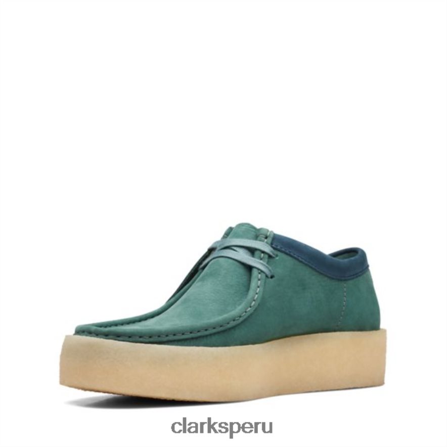 taza wallabee verde azulado clarks verde azulado unisexo Clarks 40N4LX6636 verde azulado