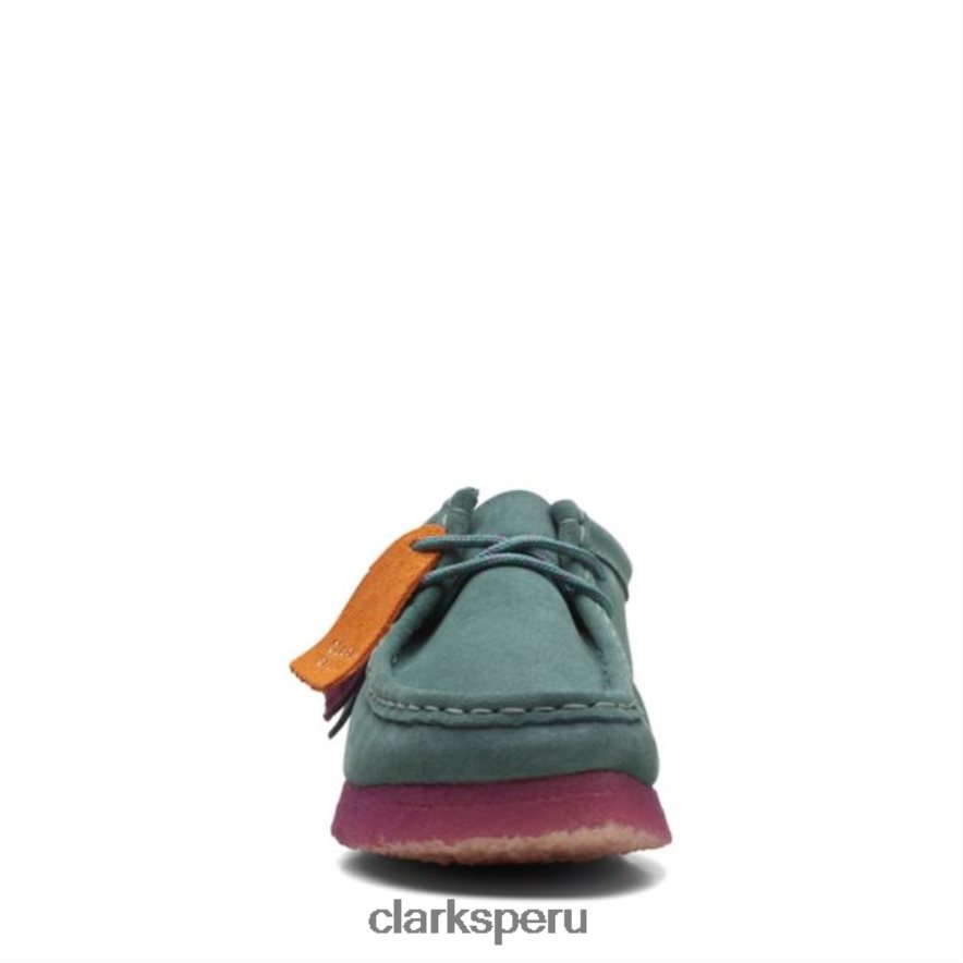 wallabee combi verde azulado clarks combi verde azulado unisexo Clarks 40N4LX6037 combinación verde azulado