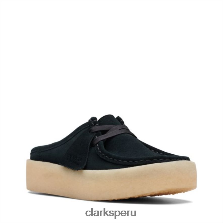 wallabee cup lo ante negro con forro cálido clarks ante negro con forro cálido unisexo Clarks 40N4LX5997 Forro cálido de ante negro.