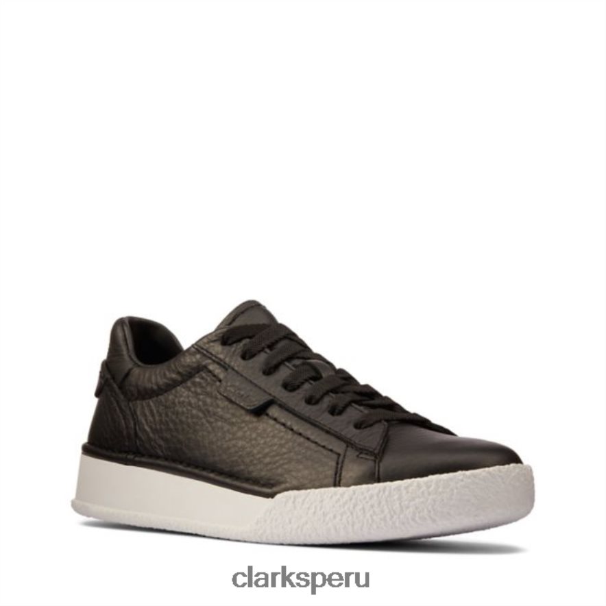 clarks cuero negro copa artesanal encaje cuero negro unisexo Clarks 40N4LX6441 cuero negro