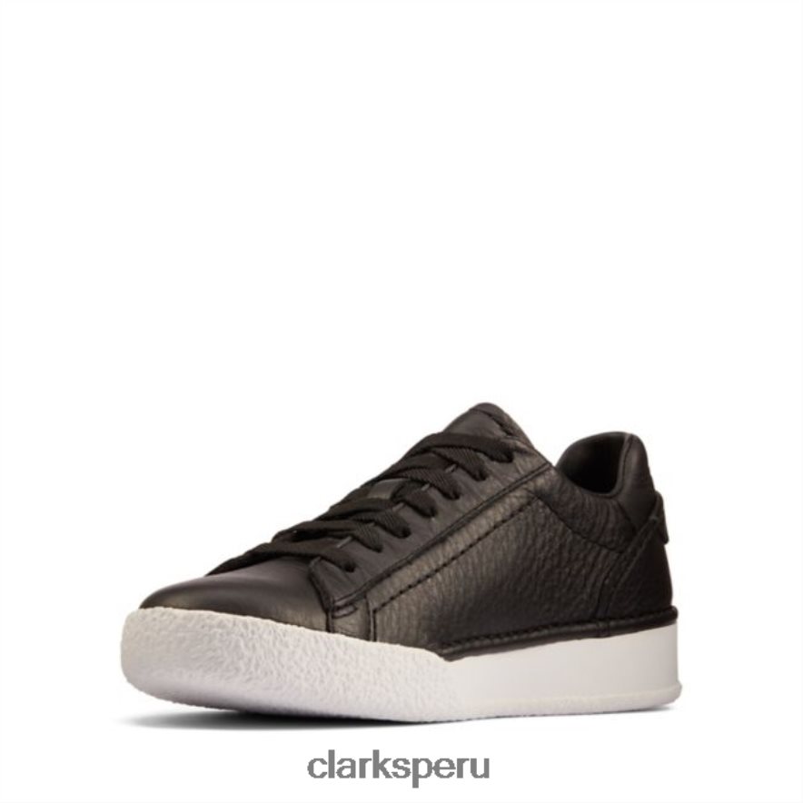 clarks cuero negro copa artesanal encaje cuero negro unisexo Clarks 40N4LX6441 cuero negro