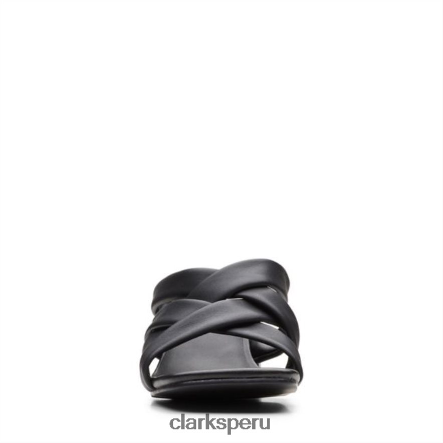 Clarks de cuero negro transparente de 65 pasos de cuero negro unisexo Clarks 40N4LX5236 cuero negro