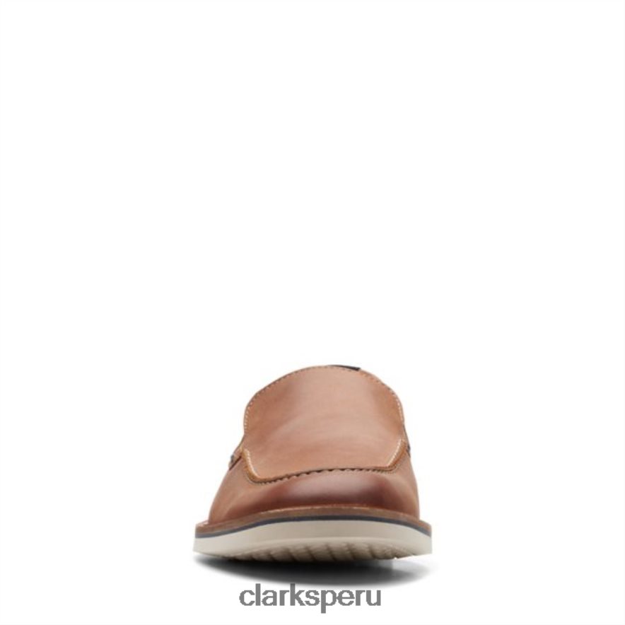 clarks atticus lt edge cuero tostado oscuro cuero tostado oscuro unisexo Clarks 40N4LX5570 cuero bronceado oscuro