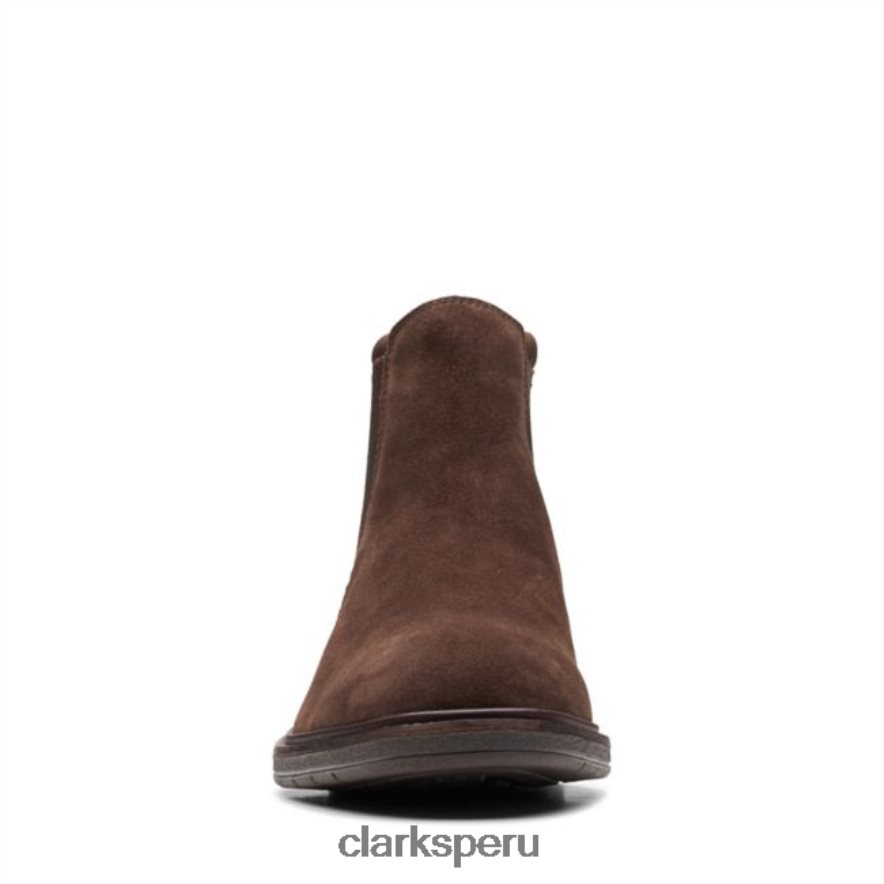 clarks clarkdale hall ante marrón oscuro ante marrón oscuro unisexo Clarks 40N4LX6786 gamuza marrón oscuro