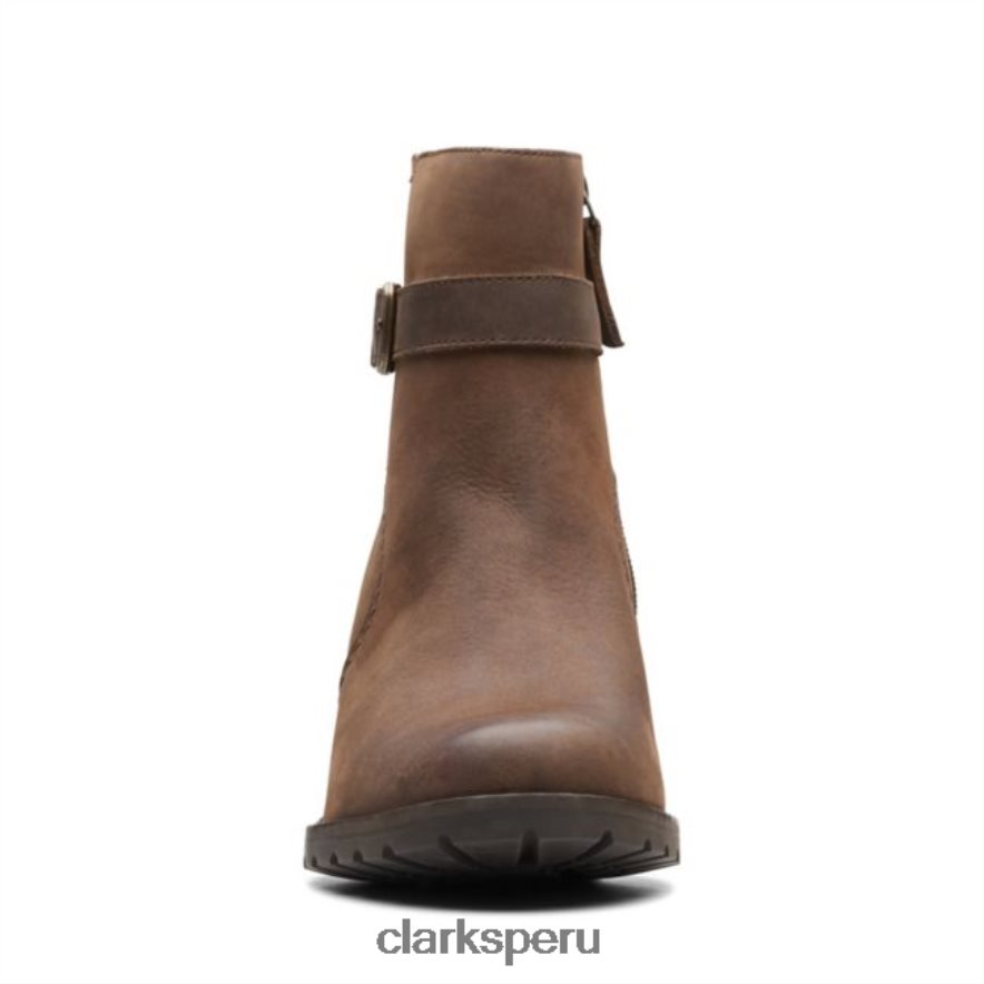 clarks clarkwell hall taupe nobuk unisexo Clarks 40N4LX6221 nubuck topo