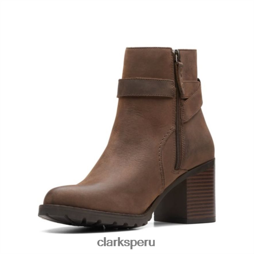 clarks clarkwell hall taupe nobuk unisexo Clarks 40N4LX6221 nubuck topo