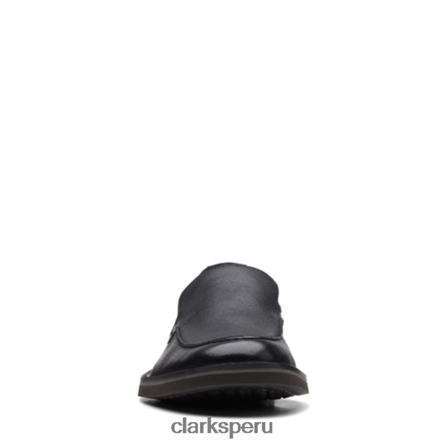 clarks cuero negro atticus lt borde cuero negro unisexo Clarks 40N4LX5593 cuero negro