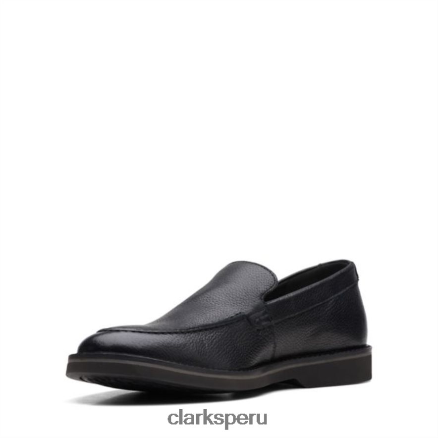 clarks cuero negro atticus lt borde cuero negro unisexo Clarks 40N4LX5593 cuero negro