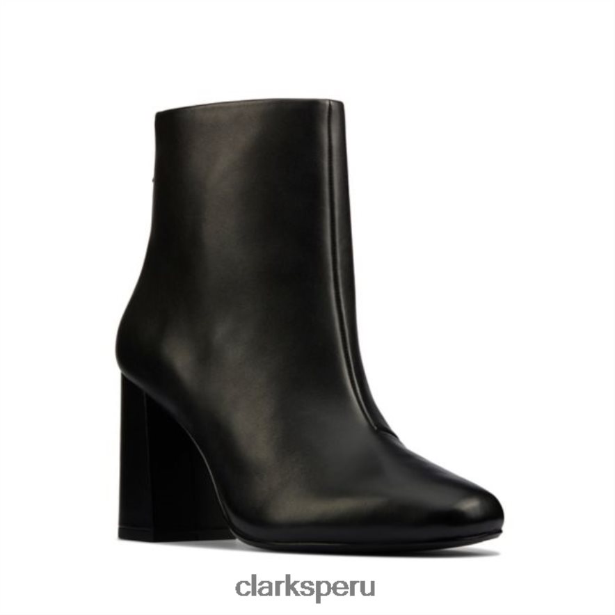 clarks cuero negro sheer85 zip cuero negro unisexo Clarks 40N4LX6489 cuero negro