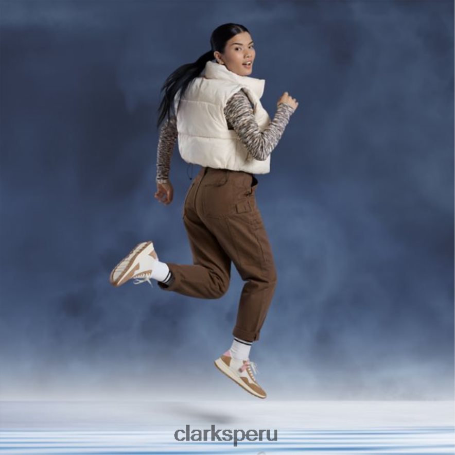 clarks dash lite lo combi tostado claro unisexo Clarks 40N4LX5203 combinación bronceado claro