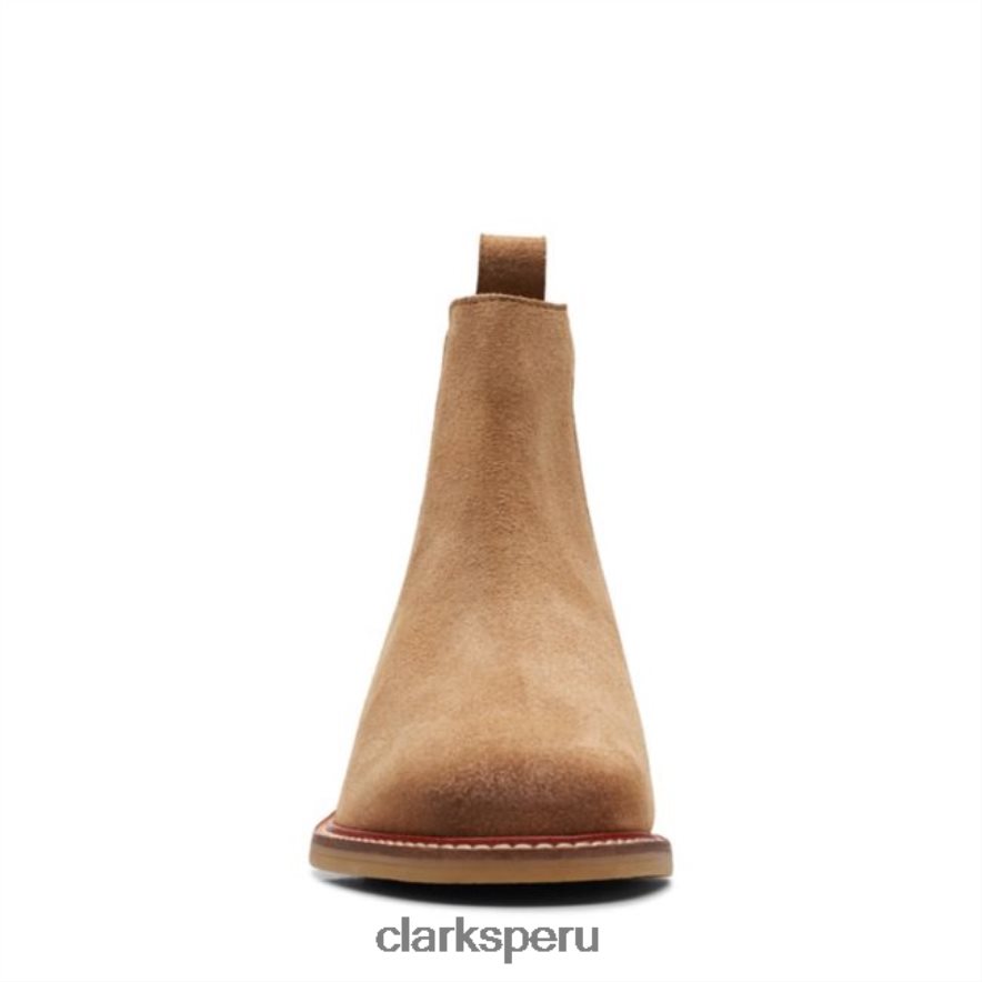 colonia arlo gamuza marrón claro clarks gamuza marrón claro unisexo Clarks 40N4LX5287 gamuza color canela claro