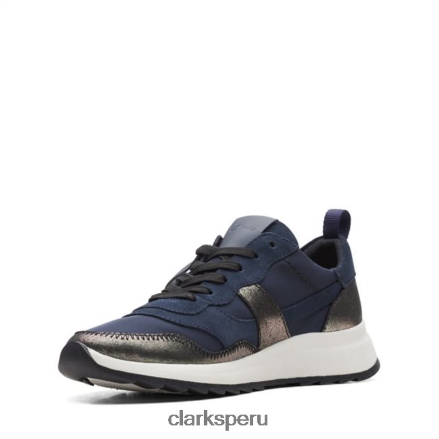 combinación azul marino clarks dash lite jazz combinación azul marino unisexo Clarks 40N4LX6160 combinación azul marino