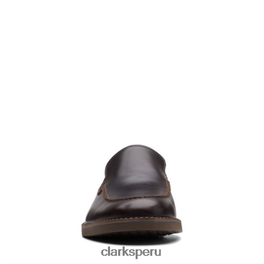 cuero marrón medio clarks atticus lt edge cuero marrón medio unisexo Clarks 40N4LX5592 cuero marrón medio