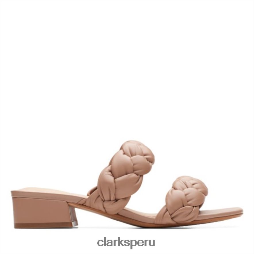 cuero praliné clarks seren25 cuero praliné trenzado unisexo Clarks 40N4LX5256 cuero praliné