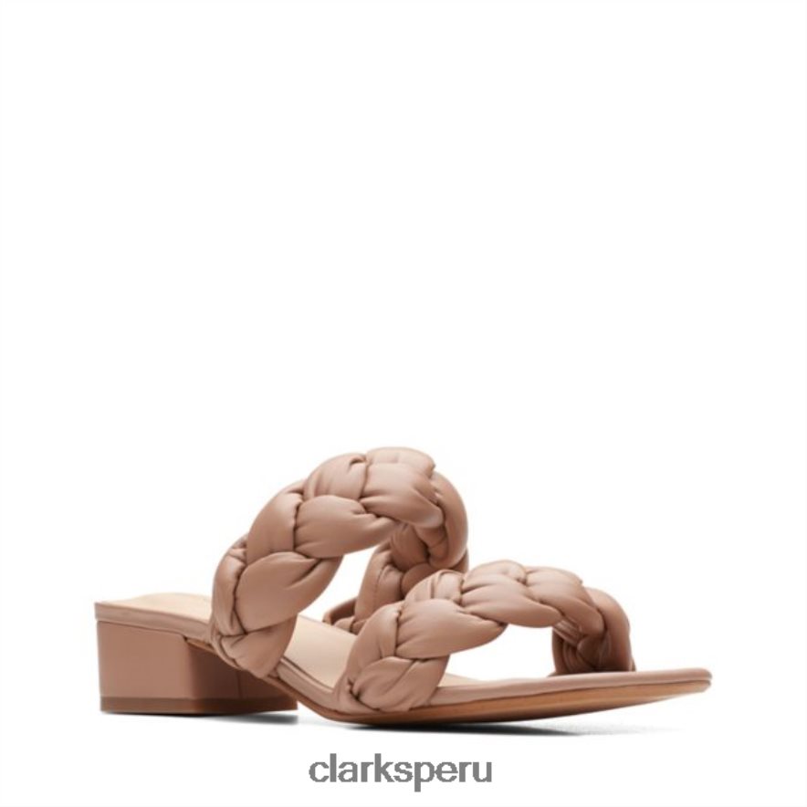 cuero praliné clarks seren25 cuero praliné trenzado unisexo Clarks 40N4LX5256 cuero praliné