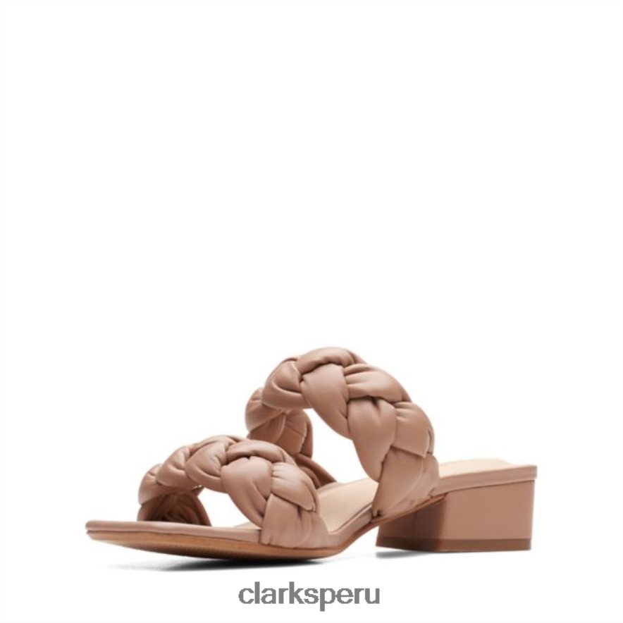 cuero praliné clarks seren25 cuero praliné trenzado unisexo Clarks 40N4LX5256 cuero praliné