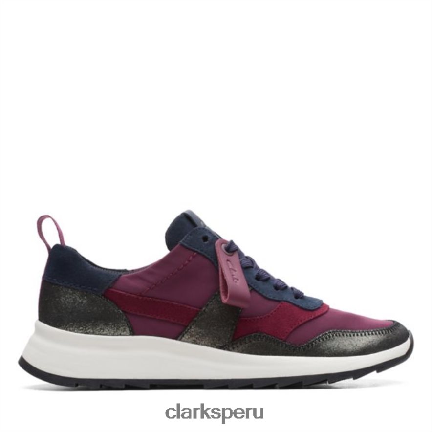 dash lite jazz merlot combi merlot combi clarks unisexo Clarks 40N4LX6158 merlot combinado