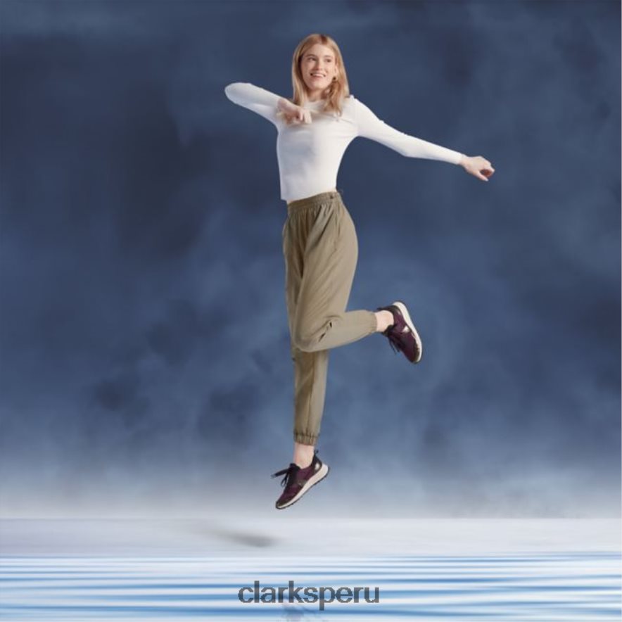 dash lite jazz merlot combi merlot combi clarks unisexo Clarks 40N4LX6158 merlot combinado