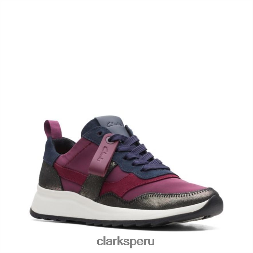 dash lite jazz merlot combi merlot combi clarks unisexo Clarks 40N4LX6158 merlot combinado