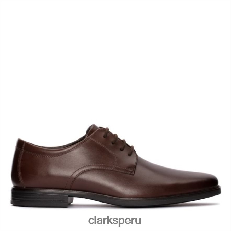 howard walk cuero marrón oscuro clarks de cuero marrón oscuro unisexo Clarks 40N4LX5478 cuero marrón oscuro