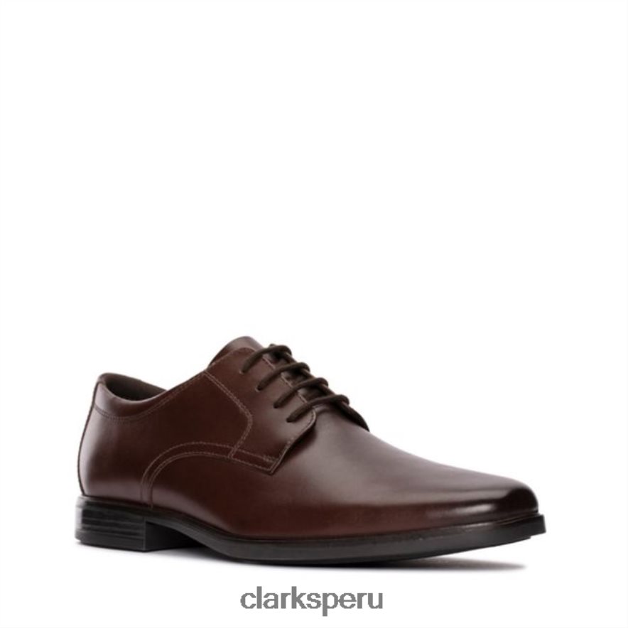 howard walk cuero marrón oscuro clarks de cuero marrón oscuro unisexo Clarks 40N4LX5478 cuero marrón oscuro