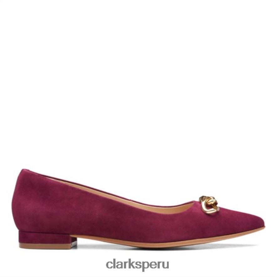 merlot ante clarks laina 15 trim merlot ante unisexo Clarks 40N4LX6144 ante merlot