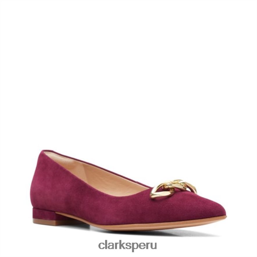 merlot ante clarks laina 15 trim merlot ante unisexo Clarks 40N4LX6144 ante merlot