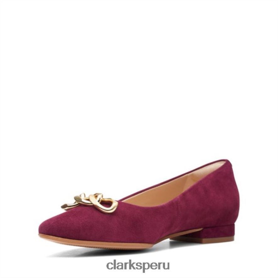 merlot ante clarks laina 15 trim merlot ante unisexo Clarks 40N4LX6144 ante merlot