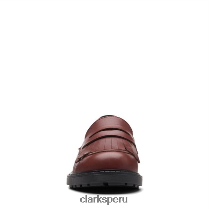 mocasín clarks orinoco 2 cuero castaño cuero castaño unisexo Clarks 40N4LX5075 cuero castaño