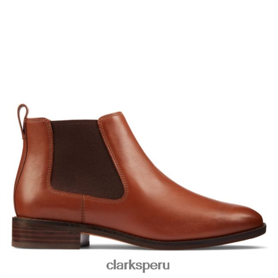 ria chelsea cuero tostado clarks cuero tostado unisexo Clarks 40N4LX6495 cuero marrón
